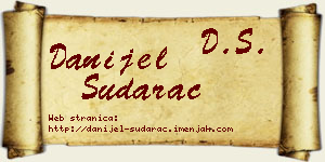 Danijel Sudarac vizit kartica